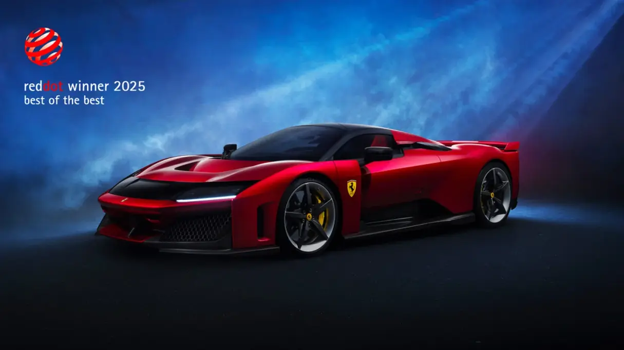 RedDot2025 F80 1024x768 2048x1152 1 Ferrari conquista prêmio máximo de design e reforça domínio absoluto no Red Dot Award